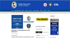 Desktop Screenshot of galballygac.com
